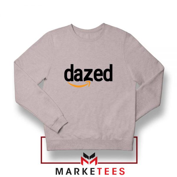 Dazed Smile Logo Sport Grey Sweatshirt