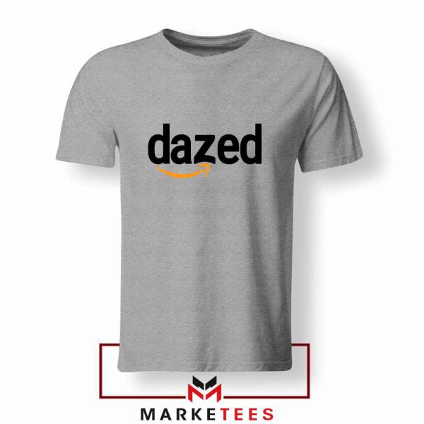 Dazed Smile Logo Sport Grey Tshirt