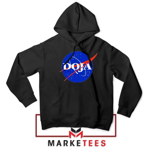 Doja Logo Nasa Best Parody Black Hoodie