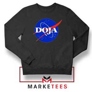 Doja Logo Nasa Best Parody Black Sweatshirt