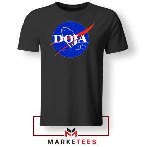 Doja Logo Nasa Best Parody Black Tshirt