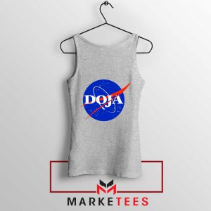 Doja Logo Nasa Best Parody Sport Grey Tank Top