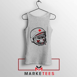 Foot Ball Monkey Sport Sport Grey Tank Top