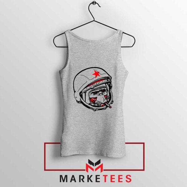 Foot Ball Monkey Sport Sport Grey Tank Top