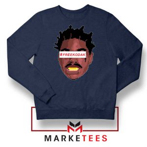 Free Kodak Black Navy Blue Sweatshirt