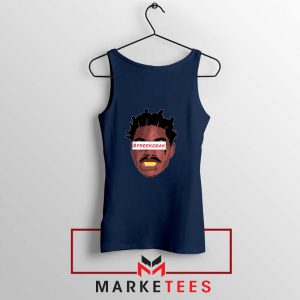 Free Kodak Black Navy Blue Tank Top