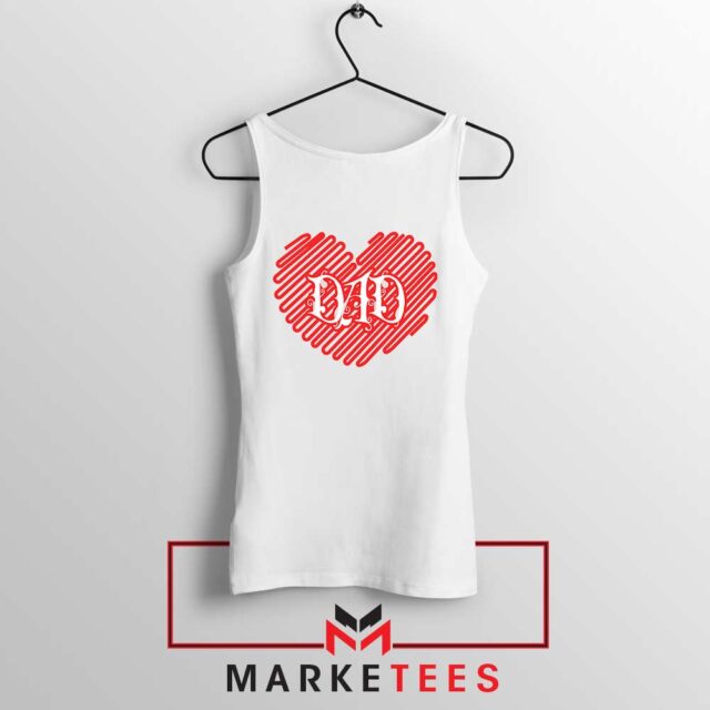I Love Dad Graphic Tank Top Celebration S-2XL
