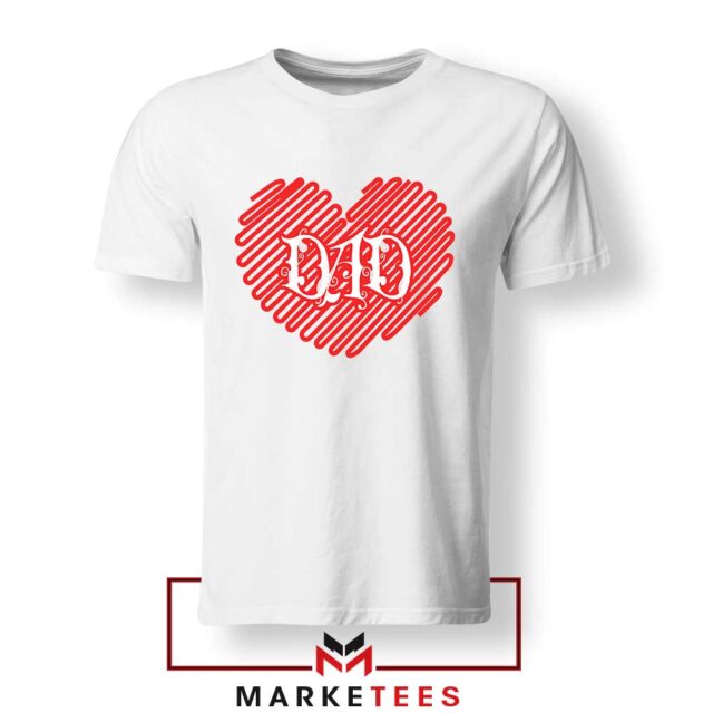 New 1 I Love Dad Graphic Tshirt Celebration