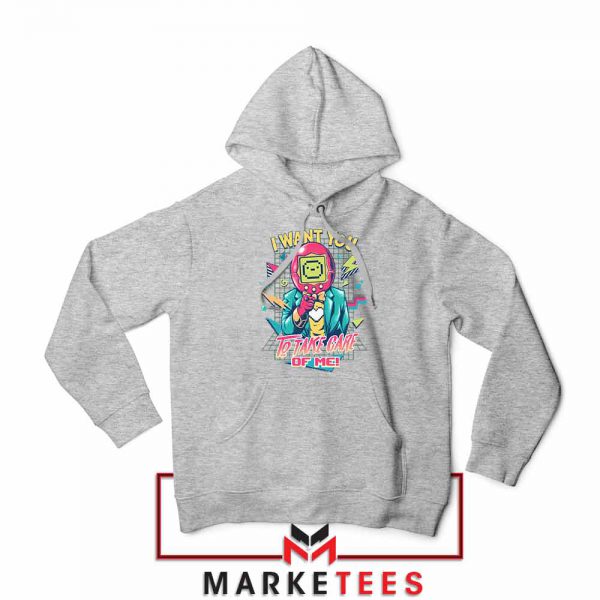 I Want You Tamagotchi Sport Grey Hoodie