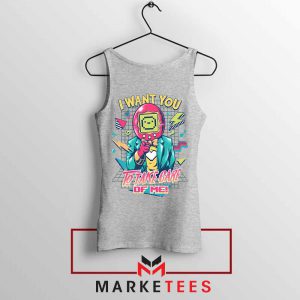 I Want You Tamagotchi Sport Grey Tank Top