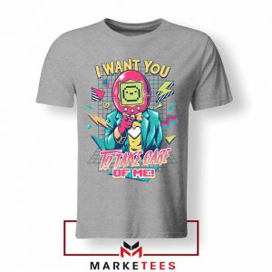 I Want You Tamagotchi Sport Grey Tshirt