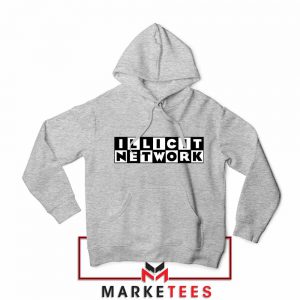 Illicit Network Graphic Sport Grey Hoodie