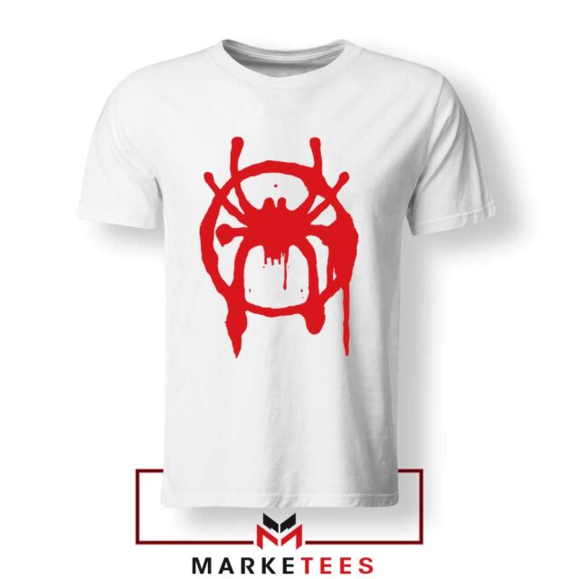 Into the Spider Miles Graphic Tshirt Superhero Film - Exclusive