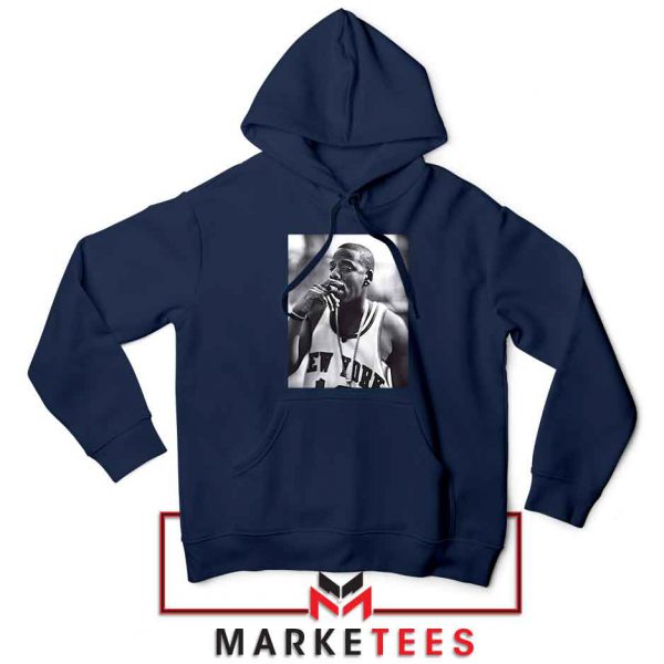 Jay Z New York Designs Navy Blue Hoodie