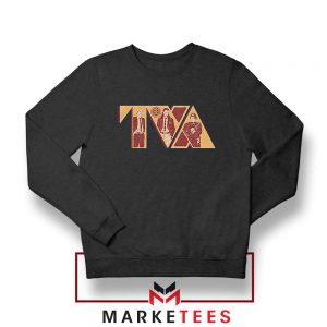 Loki TVA Time Variant Graphic Black Sweater