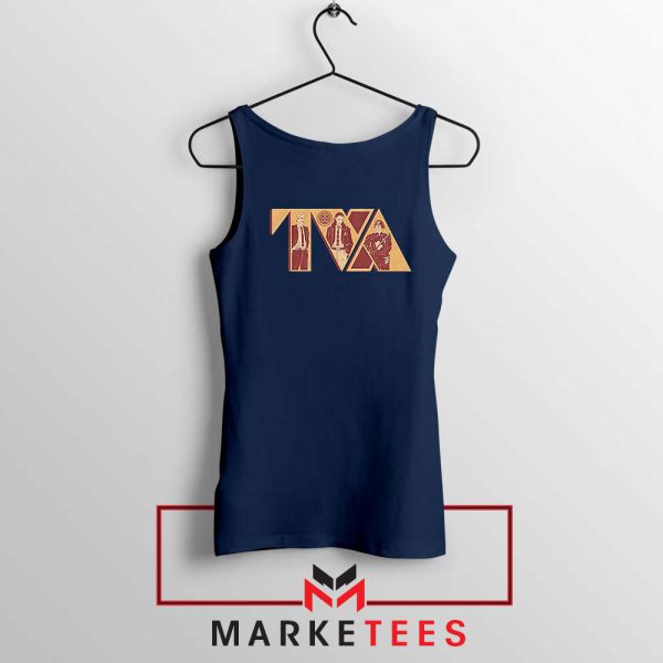 Loki TVA Time Variant Graphic Navy Blue Tank Top