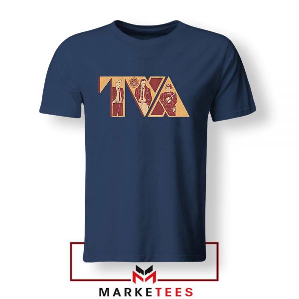 Loki TVA Time Variant Graphic Navy Blue Tshirt