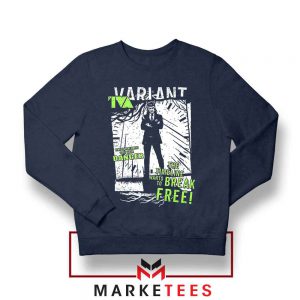 Loki TVA Timeline Marvel Navy Blue Sweatshirt