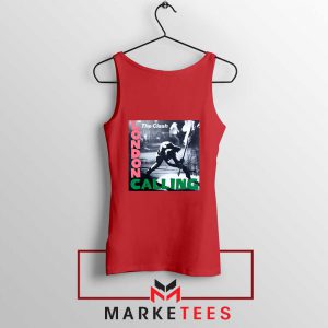 London Calling English Rock Red Tank Top