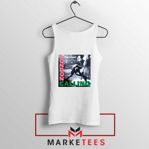 London Calling English Rock White Tank Top