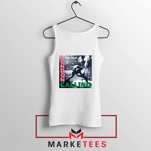 London Calling English Rock White Tank Top