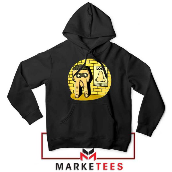 Lost Nose Dad Jokes Graphic Hoodie