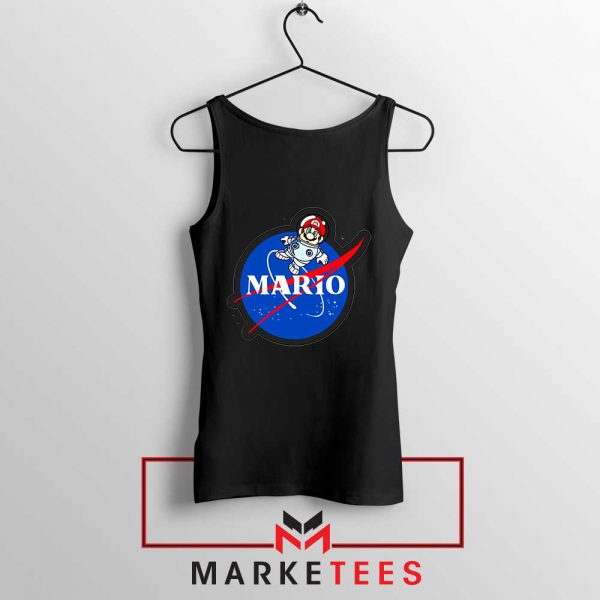 Mario Nasa Logo Graphic Tank Top