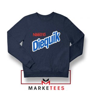 Need to Diequik Parody Navy Blue Sweater