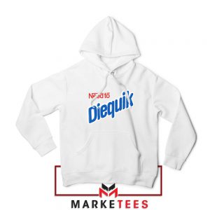 Need to Diequik Parody White Hoodie