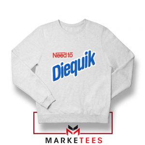 Need to Diequik Parody White Sweater