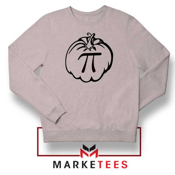 Pumpkin Squash Pi Math Sport Grey Sweatshirt