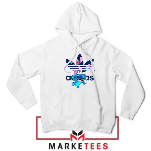 Stitch Character Adidas Parody Hoodie