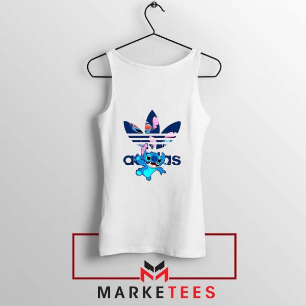 Stitch Character Adidas Parody Tank Top