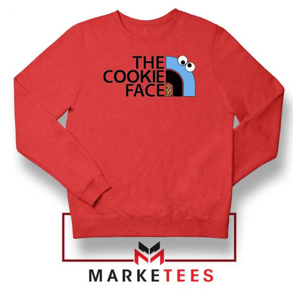 The Cookie Face Designs Red Sweatshirt