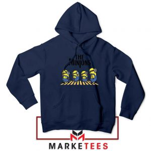 The Minions Abbey Road Navy Blue Hoodie