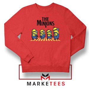 The Minions Abbey Road Red Sweatshirt