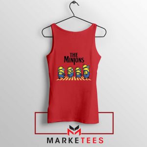 The Minions Abbey Road Red Tank Top