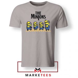 The Minions Abbey Road Sport Grey Tshirt