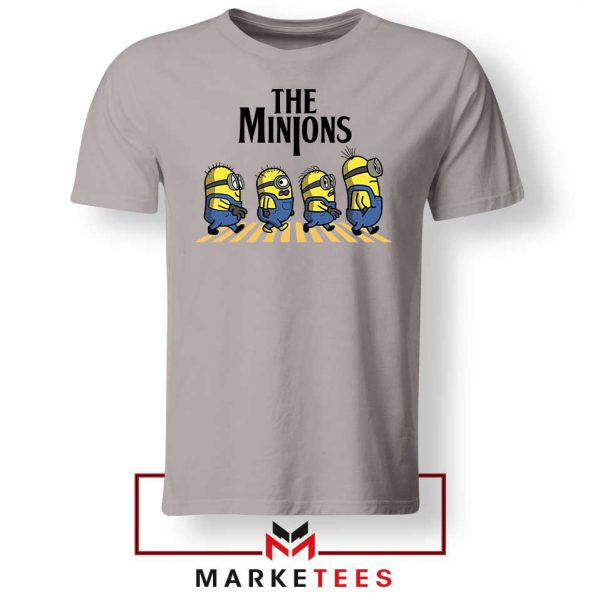 The Minions Abbey Road Sport Grey Tshirt