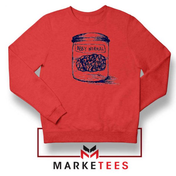 Young Frankenstein Abby Normal Red Sweater