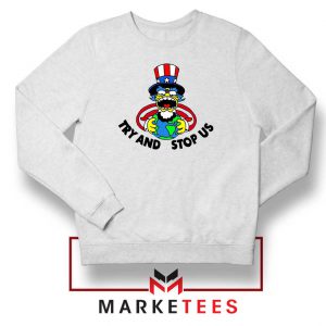 Uncle Sam Simpson Funny Sweatshirt