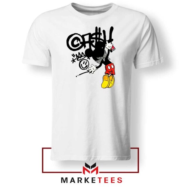 Banksy Mickey Chaos Disobey T-Shirt
