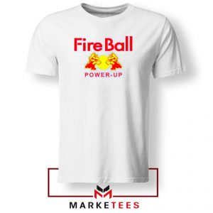Mario Fire Ball Power Up Tshirt