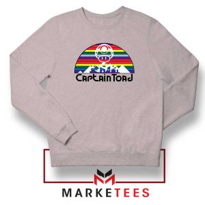 Captain Toad Retrogaming Sport Grey Sweatshirt