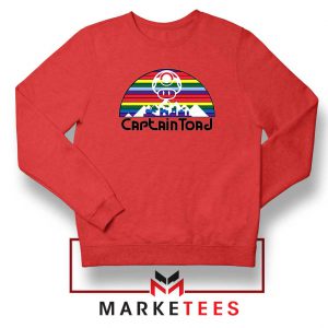 Captain Toad Retrogaming Red Sweatshirt