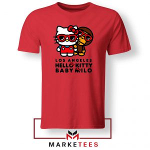 Kitty Milo Los Angeles Graphic Red Tee