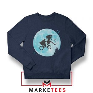 Aliens Extra Terrestrial Navy Blue Sweatshirt