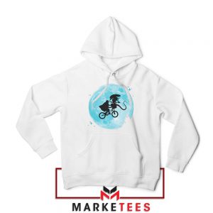 Aliens Extra Terrestrial White Hoodie