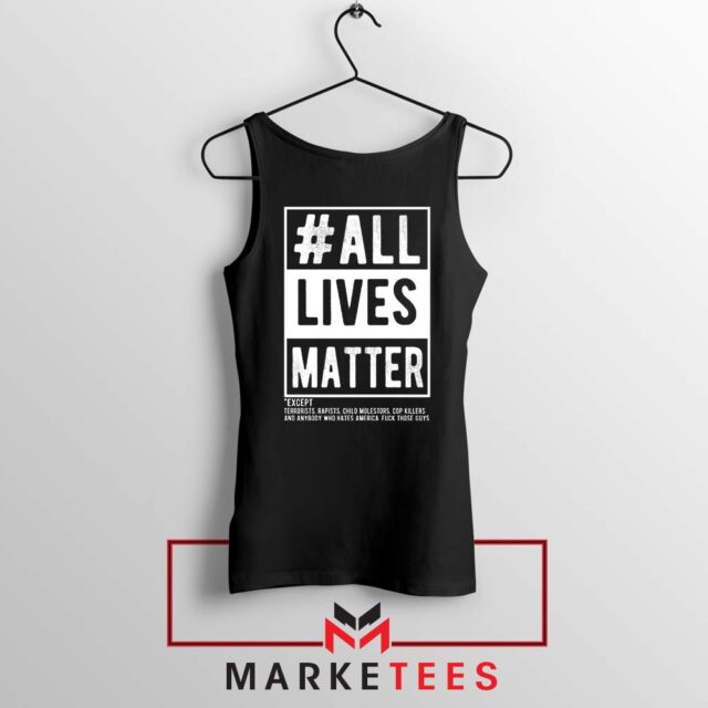 All Life Matter Movement Tank Top -Passionately