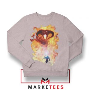 Balrog Monster Scary Sport Grey Sweatshirt